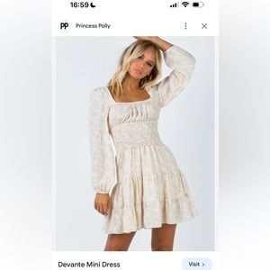 Princess Polly Devante Mini Dress.